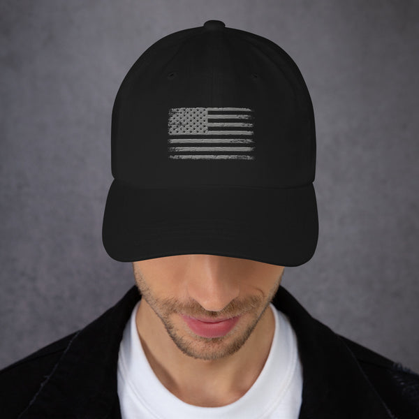 American Flag Dad hat