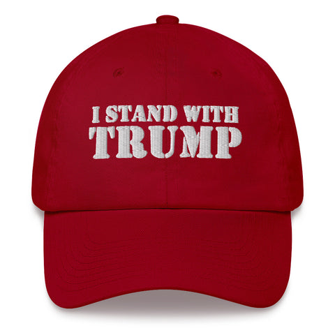 I Stand With Trump Dad hat