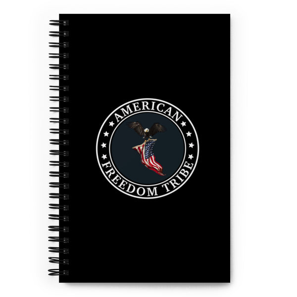 Patriotic American Freedom Tribe Spiral notebook