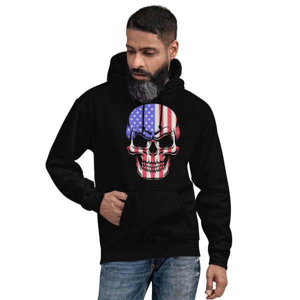 Patriotic Badass Skull Hoodie